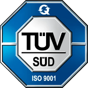 TÜV SÜD ISO 9001:2015 zertifiziert