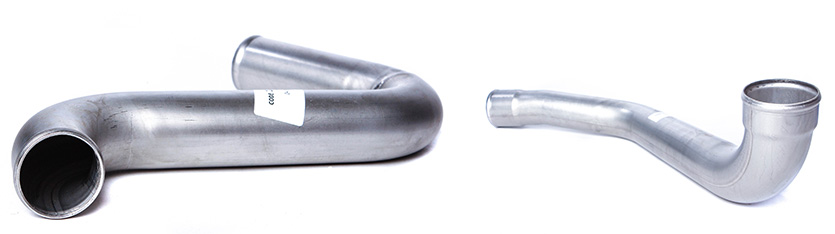 Exhaust pipes for machines, plants and vehicle technology